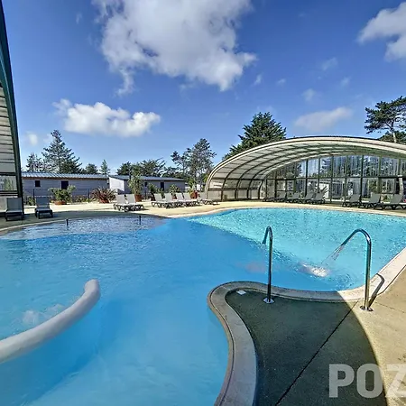 Domek alpejski De Standing 6 Pers - Piscine Chauffee - Proche - Wifi - Parking - Terrasse Privee - Fr-1-361-476 Jullouville-les-Pins